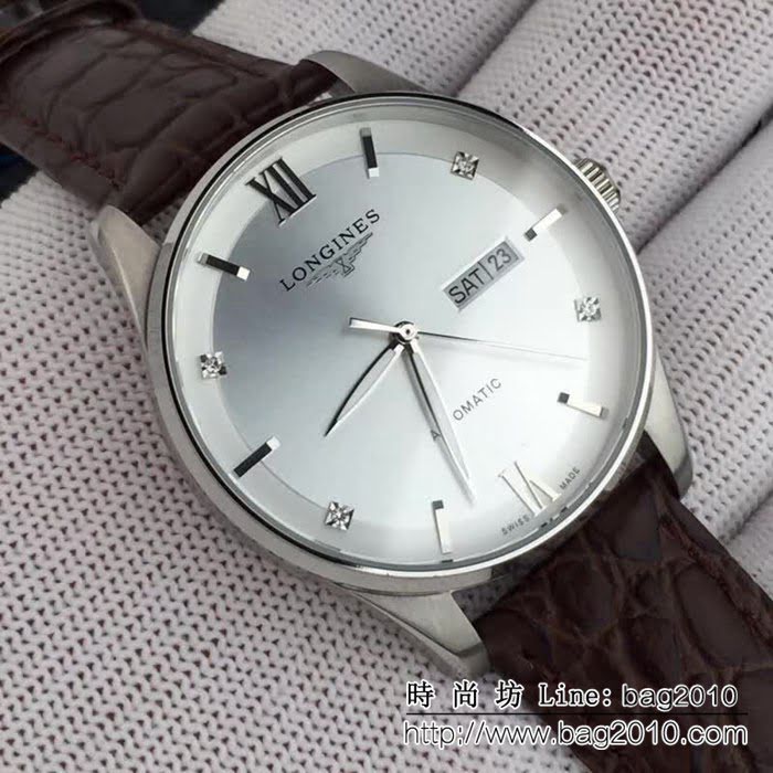 LONGINES浪琴 全自動機械 時尚男士腕表 WSS2361